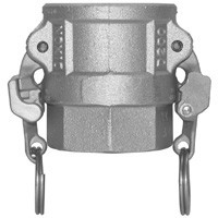 # DIXRD100EZ - Safety Female Coupler - Type D - Stainless Steel - 1 in.