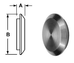 # SAN16AI-14I300 - Male I-Line Solid End Caps - 3 in.