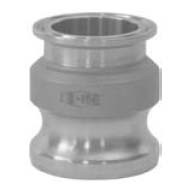 # SANRE150SE - Transition Fittings - Cam and Groove Adapter x Clamp End - 316 Stainless Steel - Tube OD: 1-1/2 in.