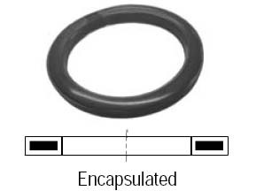 # DIX100-G-TEV - Encapsulated Teflon Cam and Groove Gasket - Viton - 1 in.