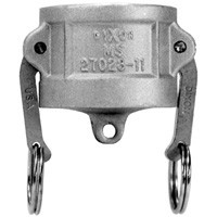 # DIX100-DC-AL - Type DC Dust Caps - Aluminum - 1 in.
