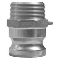 # DIX400-F-ALH - Type F Adapters male adapter x male NPT - Aluminum Hard Coat - 4 in.