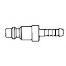 # 16-3 - 1/4 in. One Way Shut-Off - Hose Stem (Required hose Clamps) - Plug - Zinc Plated Steel - 1/4 in.