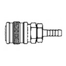 # 2022 - 1/8 in. One Way Shut-Off - Hose Stem (Requires Hose Clamps) - Socket - 1/8 in.
