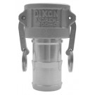 # DIX100-C-SS - Type C Couplers female coupler x hose shank - Stainless Steel - 1 in.