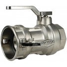 Bayloc Dry Disconnect 4 Inch Coupler x 3 Inch Female NPT In Stainless Steel with Buna Seal 