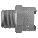 # DIXQM61 - Dix-Lock Quick Acting Couplings - Female Head x Male NPT End - Plated Steel - 3/8 in.