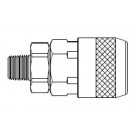 # 210-2903 - 210 Series 1/4 in. - Male Thread - Automatic Socket - Brass Body / Steel Sleeve - 1/8 in.