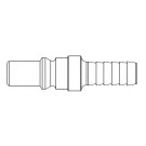 310 Series 3/8 in. - Hose Stem (Require Hose Clamps) - Plug