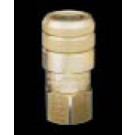 FFS06-06 - FF Series - Flush Face Hydraulic Coupler - Socket - Body Size: 3/8 in. - Thread Size: 3/8 FPT