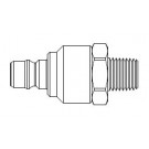 FH Series - Two Way Valved - Male Thread - Plug