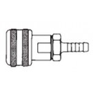 1/4 in. One Way Shut-Off - Hose Stem (Required hose Clamps) - Automatic - Socket