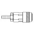 # LN3603M - LN Series - Hose Stem (Require Hose Clamps) - Manual Socket - 1/4 in.
