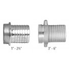 # DIXS60 - King Short Shank Suction Coupling - Male NPSM thread - Plated Iron - 6 in.