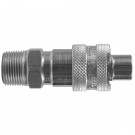 # DIXQM41 - Dix-Lock Quick Acting Couplings - Male Head x Male NPT End - Plated Steel - 3/8 in.