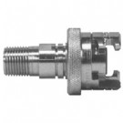 # DIXPML6FS - Male Pipe Thread with Knurled Flanged Sleeve - 3/8 in.