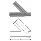 # SANB28WA-R150P - Buttweld Laterals, Polished - 316L Stainless Steel - 1-1/2 in.