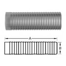 # SAN14WHRL-R100 - Buttweld Long Hose Adapters - 316L Stainless Steel - 1 in.