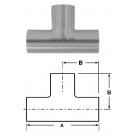 # SANB7W-G100P - Buttweld Long Tees, Polished - 304 Stainless Steel - 1 in.