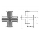 # SANB9MP-R100 - Clamp Crosses - 316L Stainless Steel - 1 in.